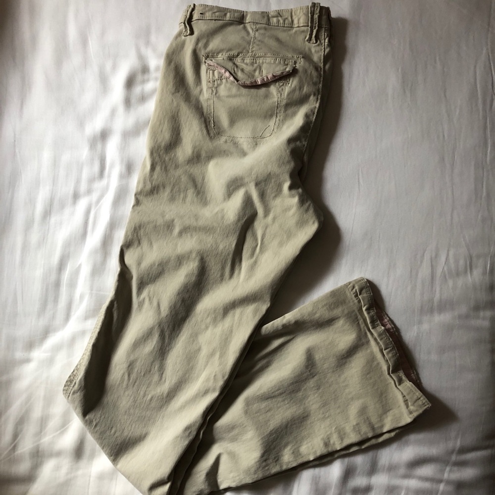 2/$15 Abercrombie & Fitch light tan pants